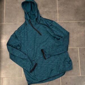 TekGear Men's Teal Hoodie Swearshirt
